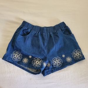 ✨️3 for $15✨️Umgee Embroidered Denim Shorts Size Small